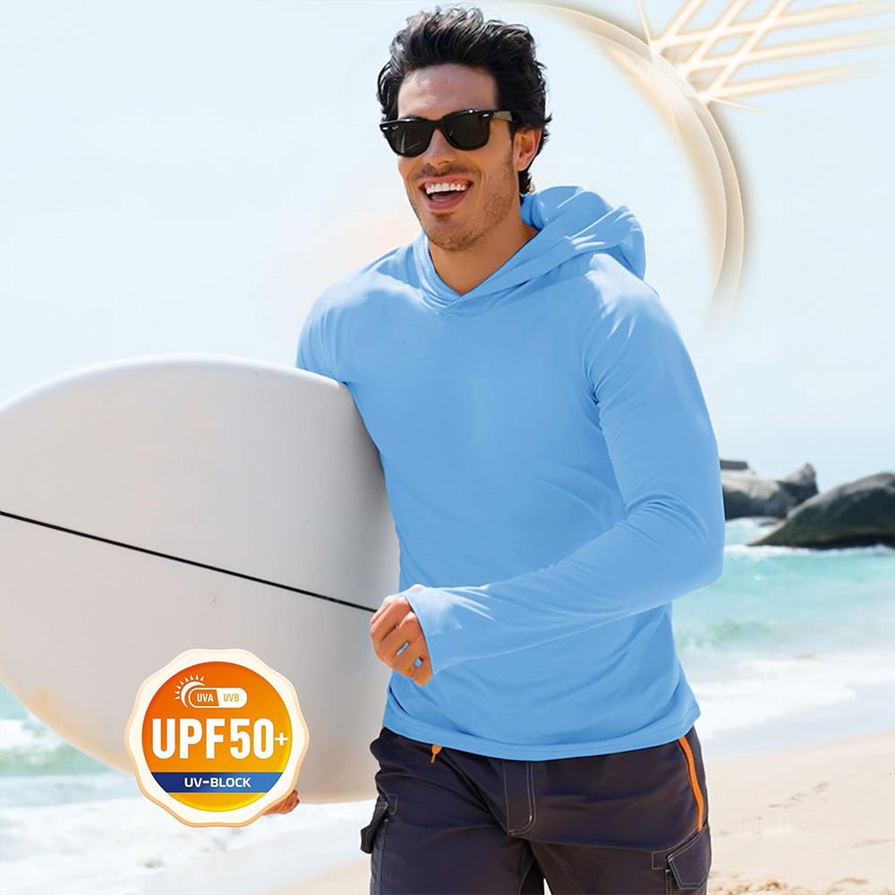 【New In】Men's Sun Shirt UPF 50+ Quick Dry Hoodie