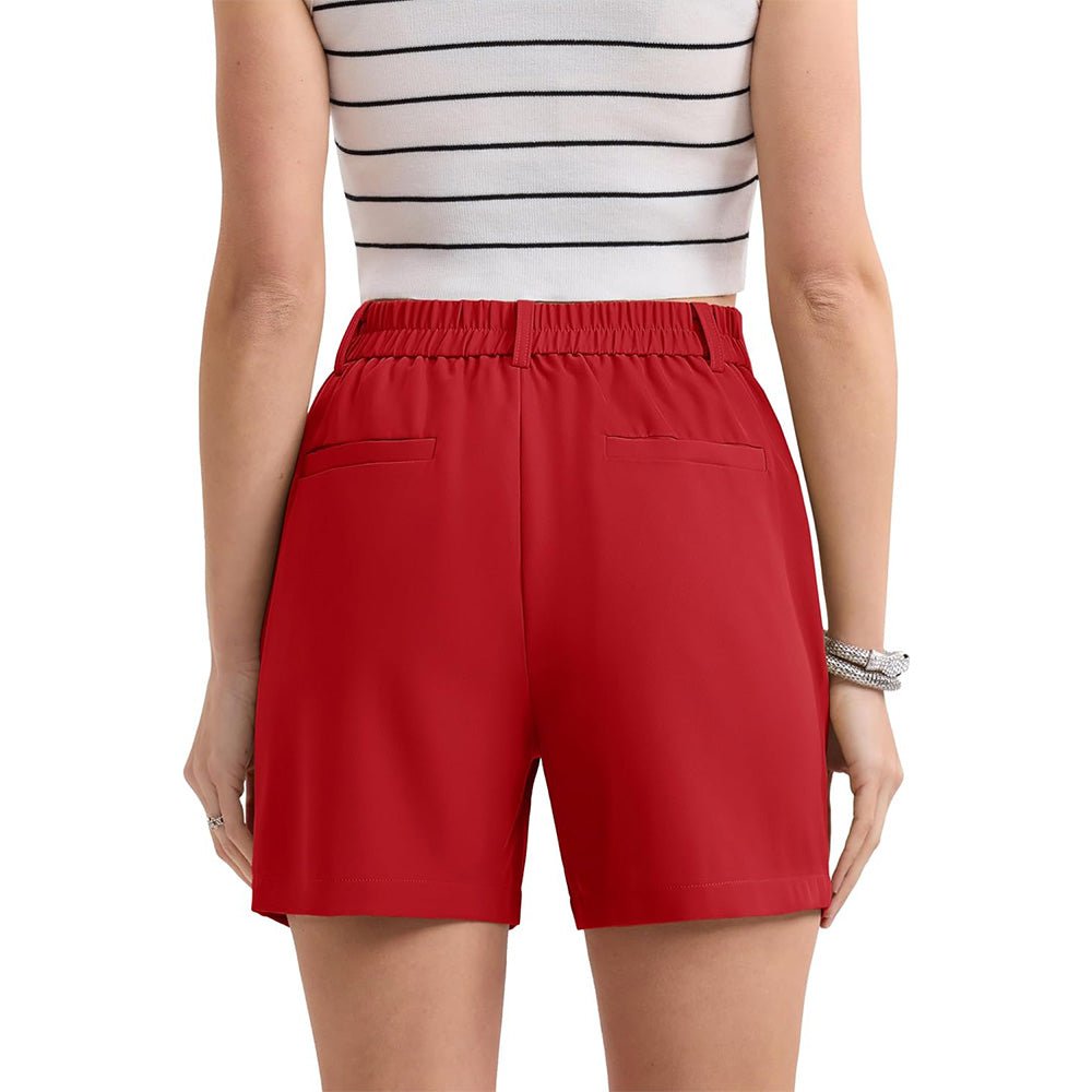Women's Tailored Summer Shorts with Pockets