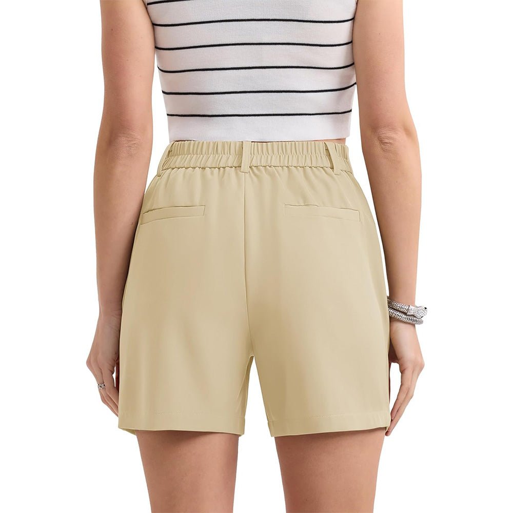 Women's Tailored Summer Shorts with Pockets