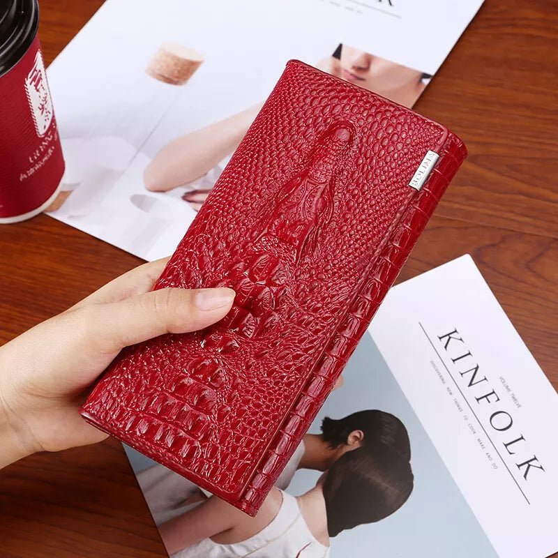 Madison™ Style | Elegant Embossing RFID Wallet - veyora