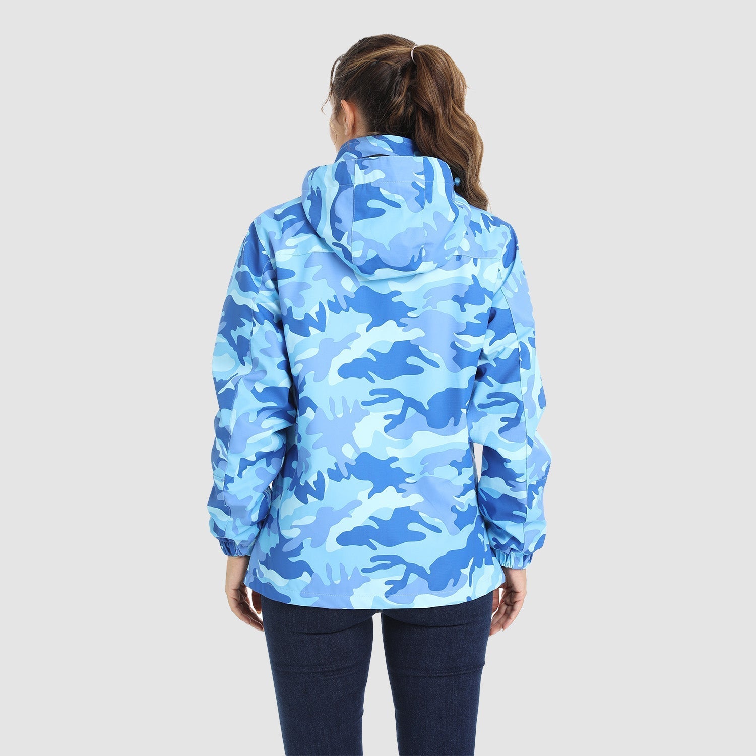 Women's 3-in-1 Waterproof Ski Jacket with Fleece Liner