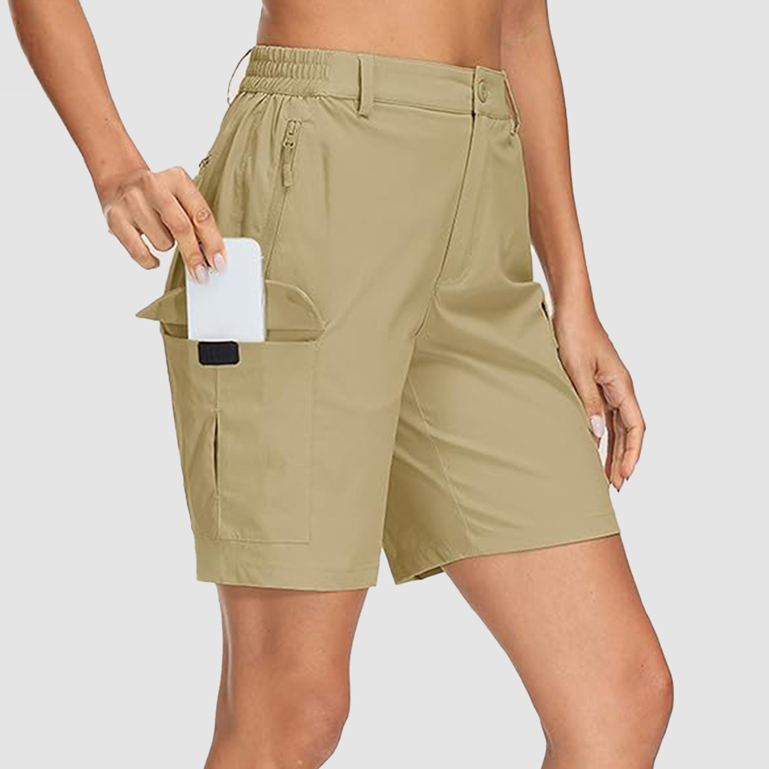 Women's Hiking Shorts - 5-Pocket Ripstop & Quick Dry