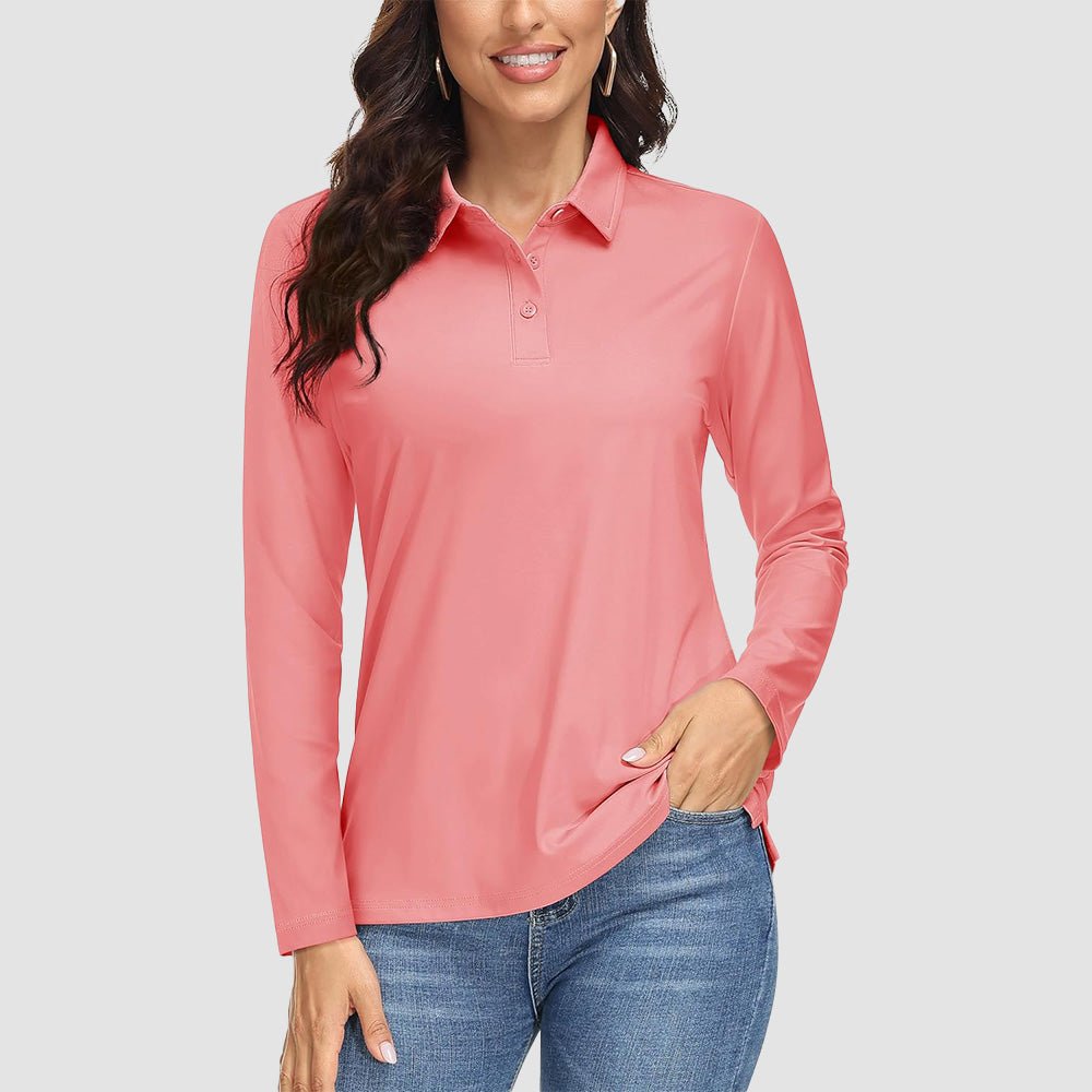 Women's UPF 50+ Long Sleeve Golf Shirts