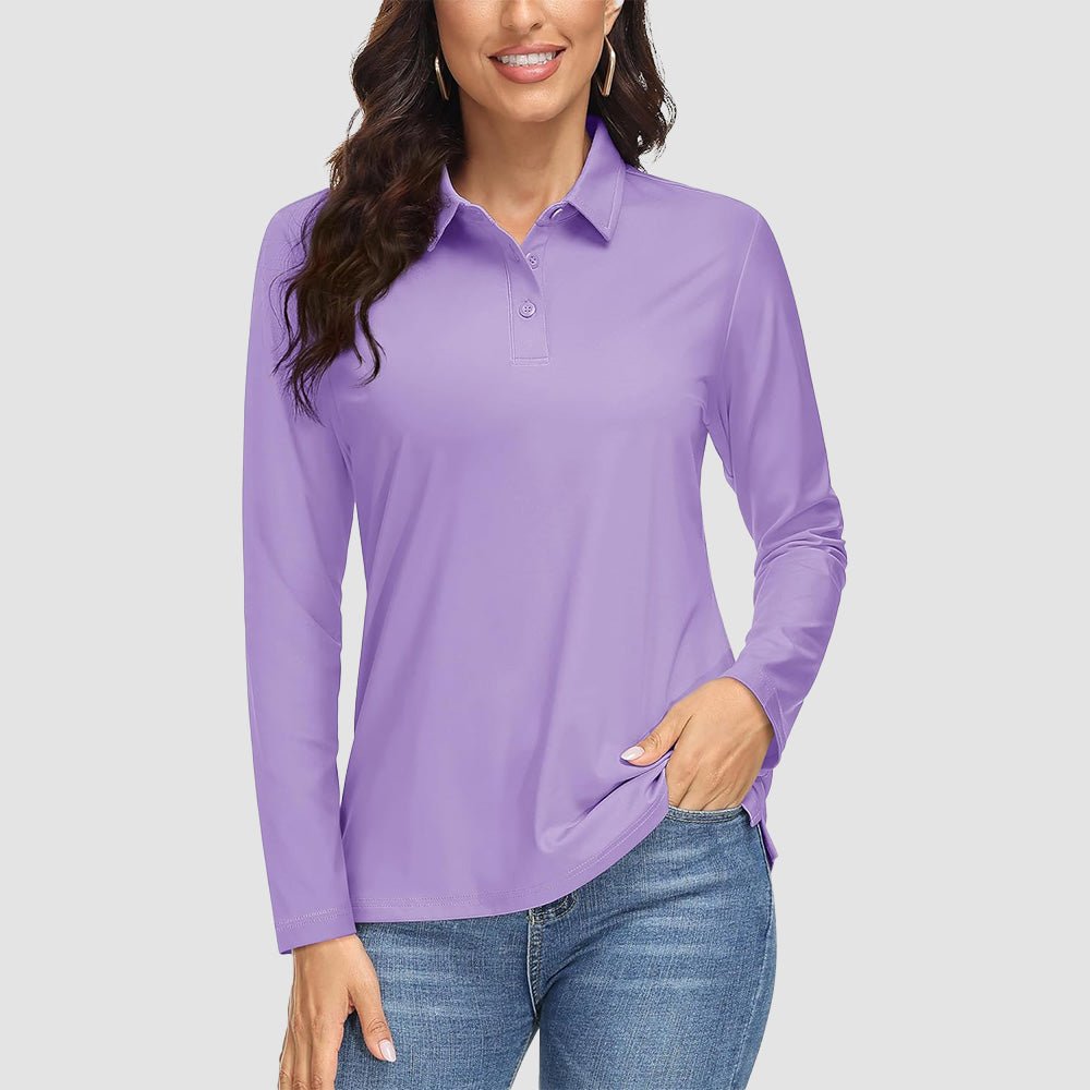 Women's UPF 50+ Long Sleeve Golf Shirts