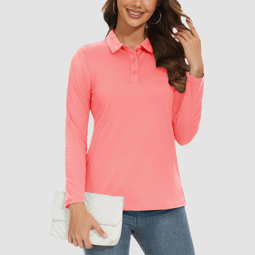 Women's UPF 50+ Long Sleeve Golf Shirts