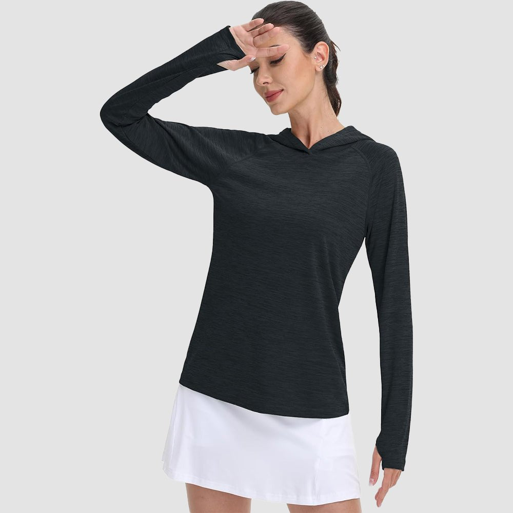 Women's Mint Hoodie UPF 50+ Sun Protection Shirt with Thumb Hole