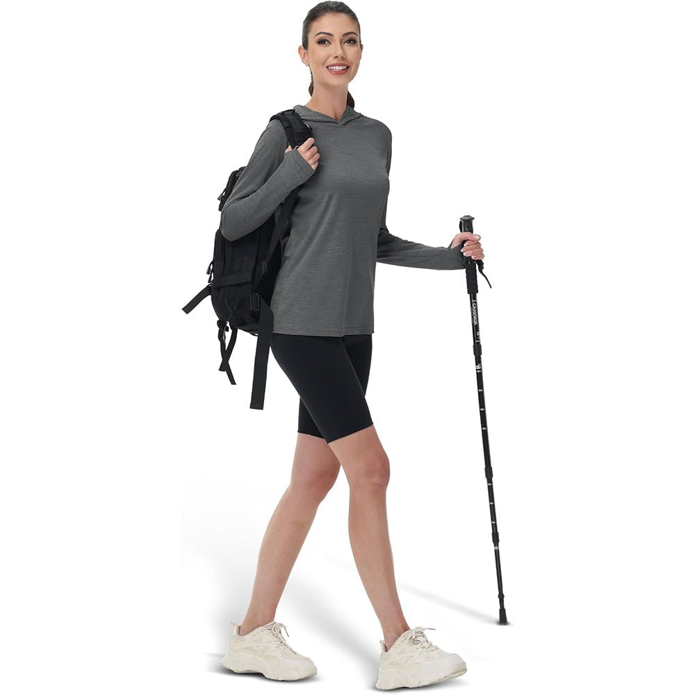 Women's Mint Hoodie UPF 50+ Sun Protection Shirt with Thumb Hole