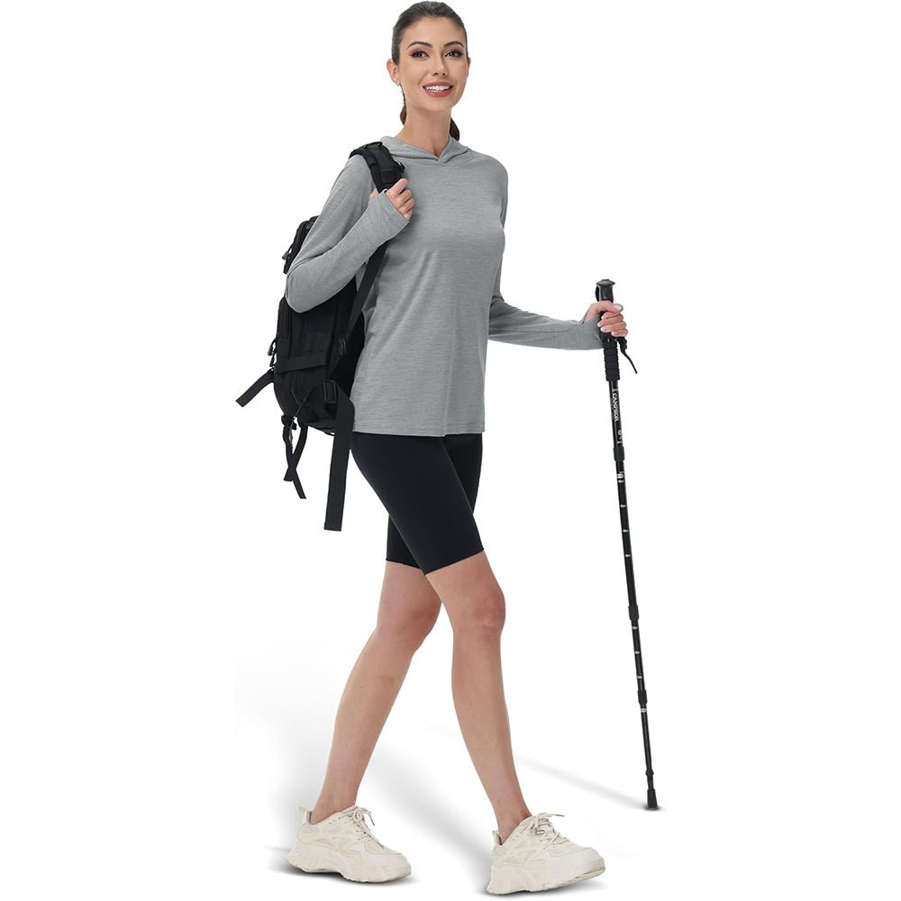 Women's Mint Hoodie UPF 50+ Sun Protection Shirt with Thumb Hole