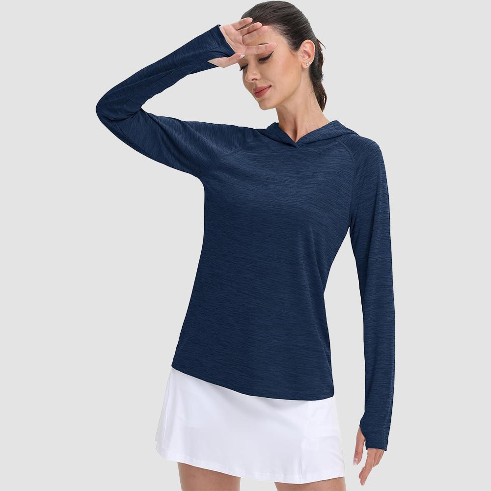 Women's Mint Hoodie UPF 50+ Sun Protection Shirt with Thumb Hole