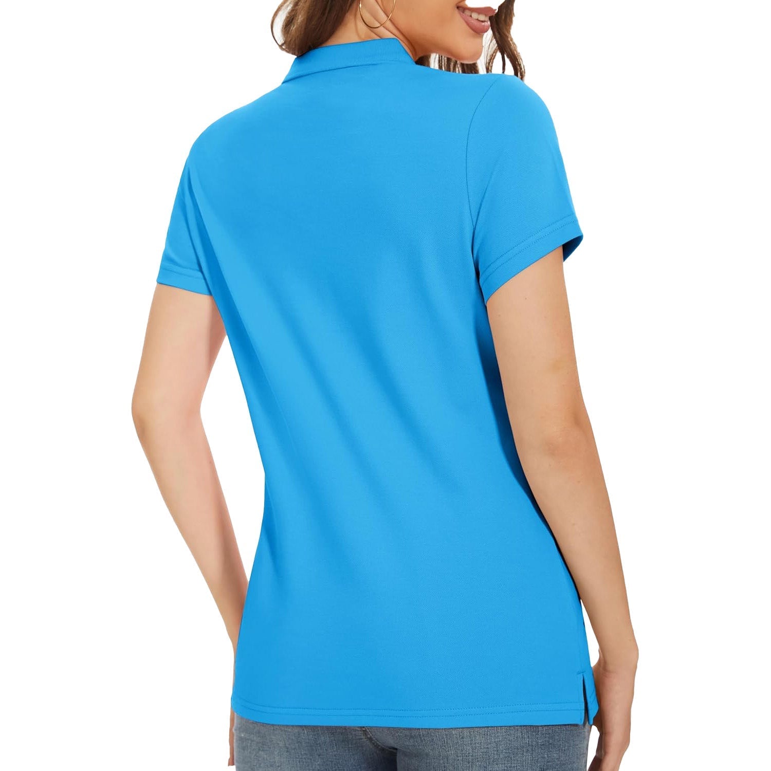 Women's Polo Shirt Cotton Summer Uniform