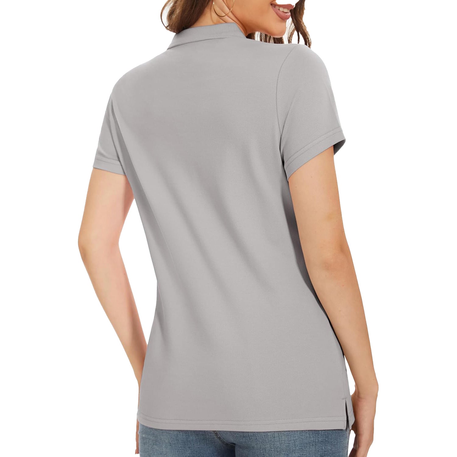 Women's Polo Shirt Cotton Summer Uniform
