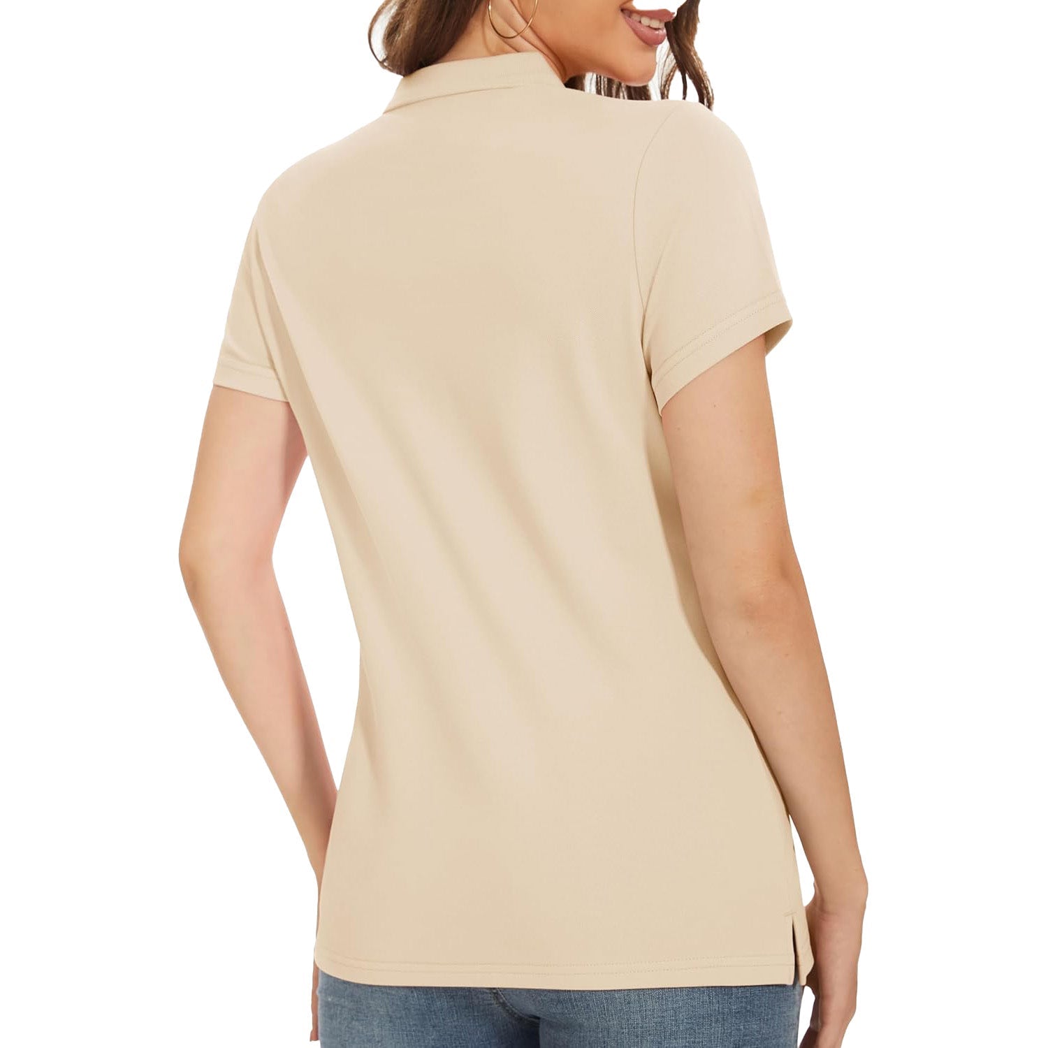 Women's Polo Shirt Cotton Summer Uniform