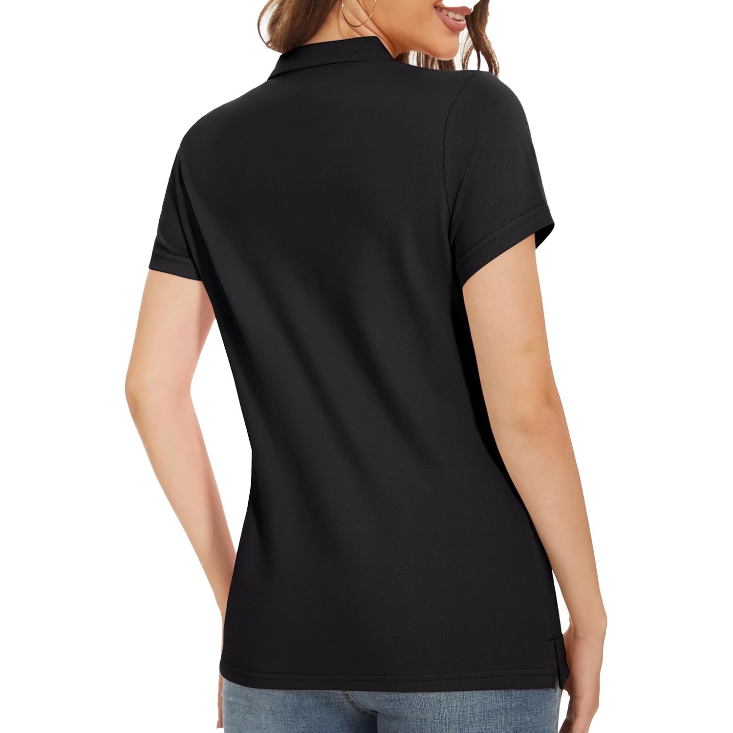 Women's Polo Shirt Cotton Summer Uniform