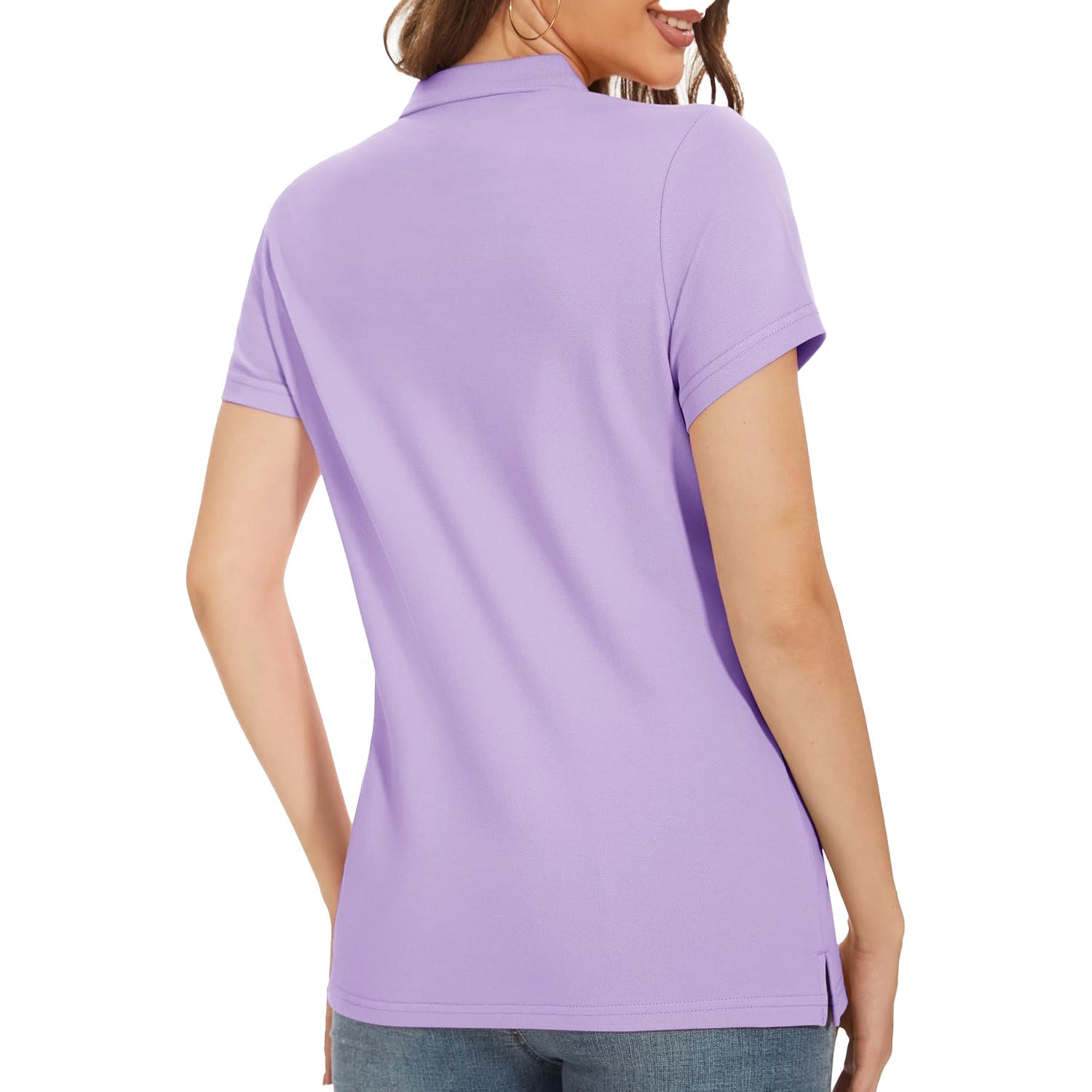 Women's Polo Shirt Cotton Summer Uniform