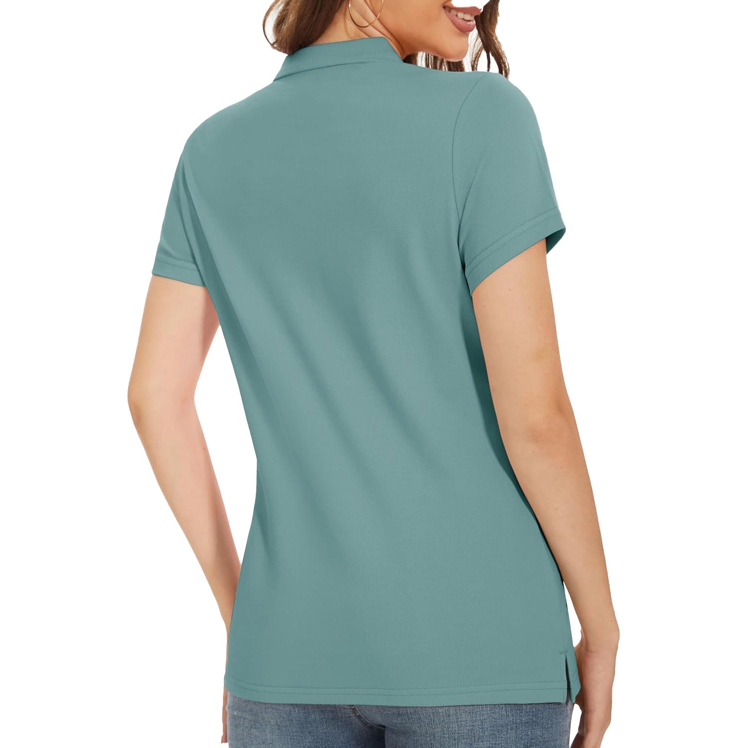 Women's Polo Shirt Cotton Summer Uniform