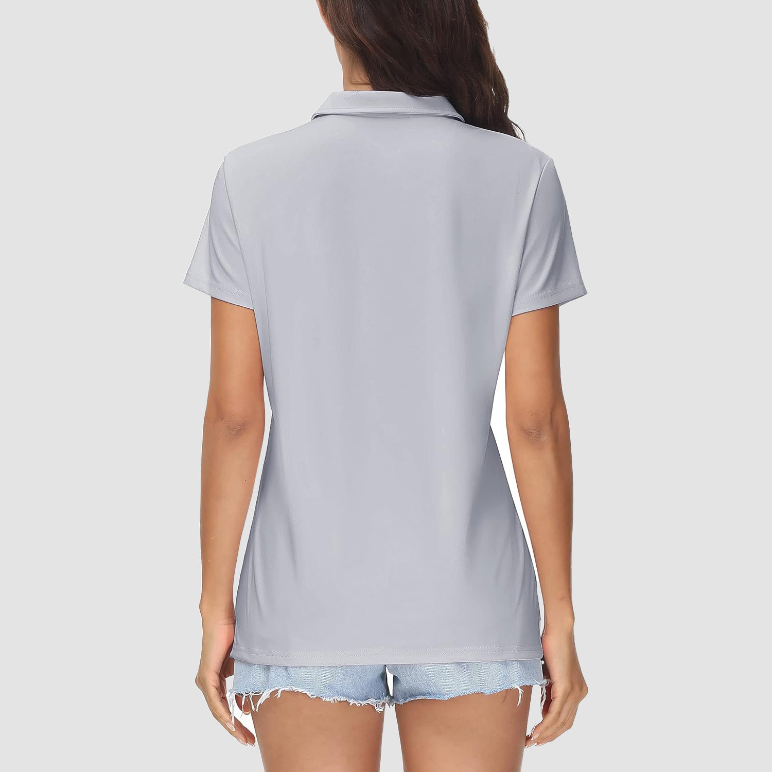Women's UPF 50+ Sun Protection Polo Shirt, Quick-Dry