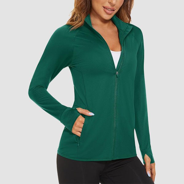 Women's UPF 50+ Sun Protection Tennis Jacket Long Sleeve