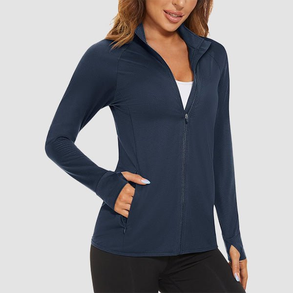 Women's UPF 50+ Sun Protection Tennis Jacket Long Sleeve