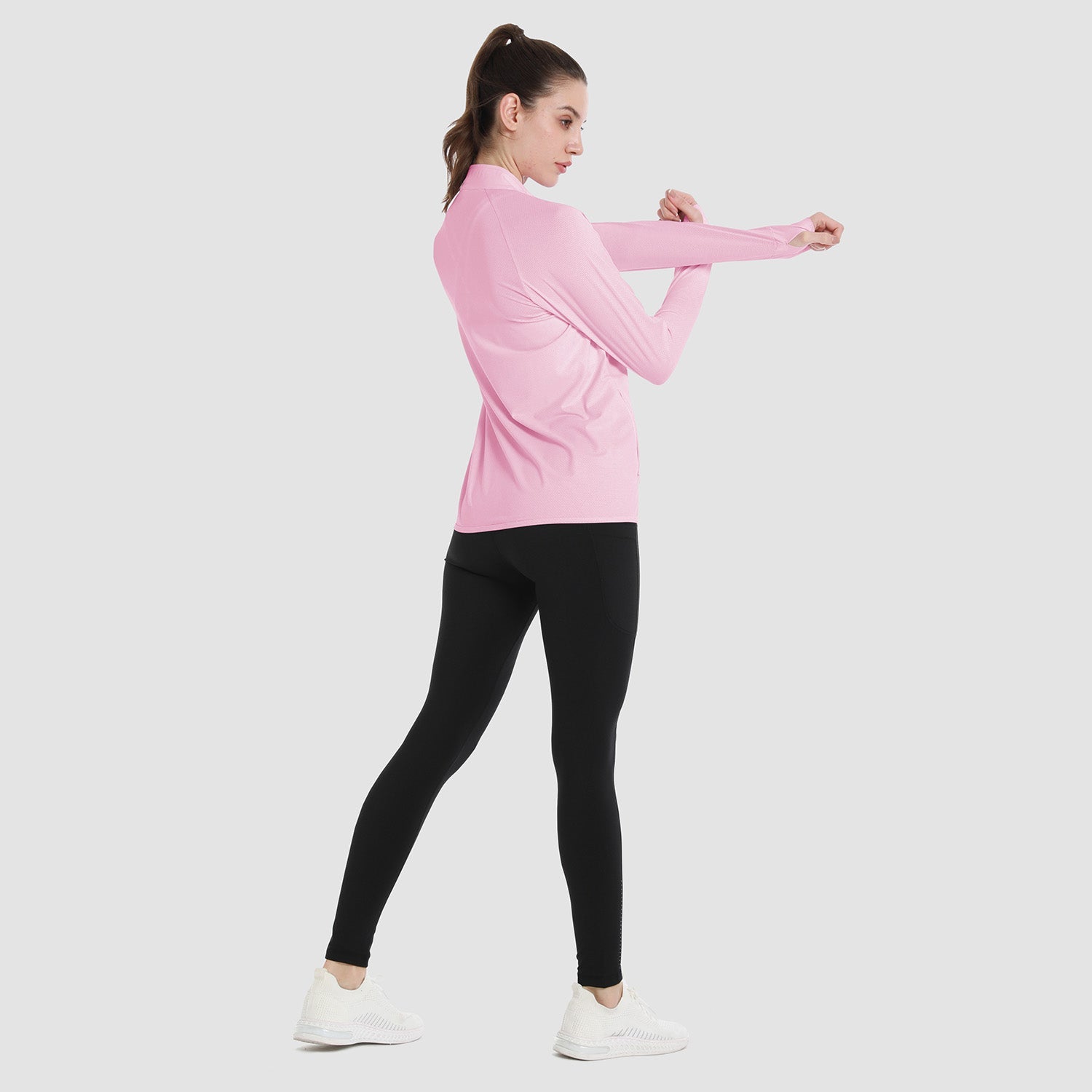 Women's UPF 50+ Sun Protection Tennis Jacket Long Sleeve
