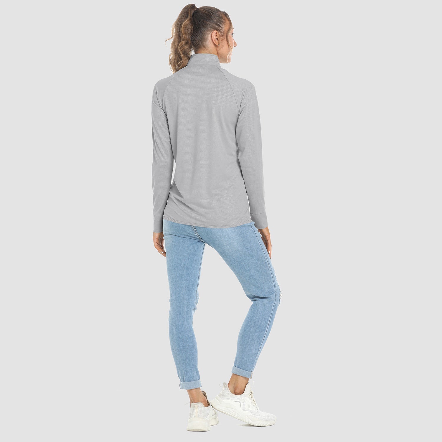 Women's UPF 50+ Sun Protection Tennis Jacket Long Sleeve