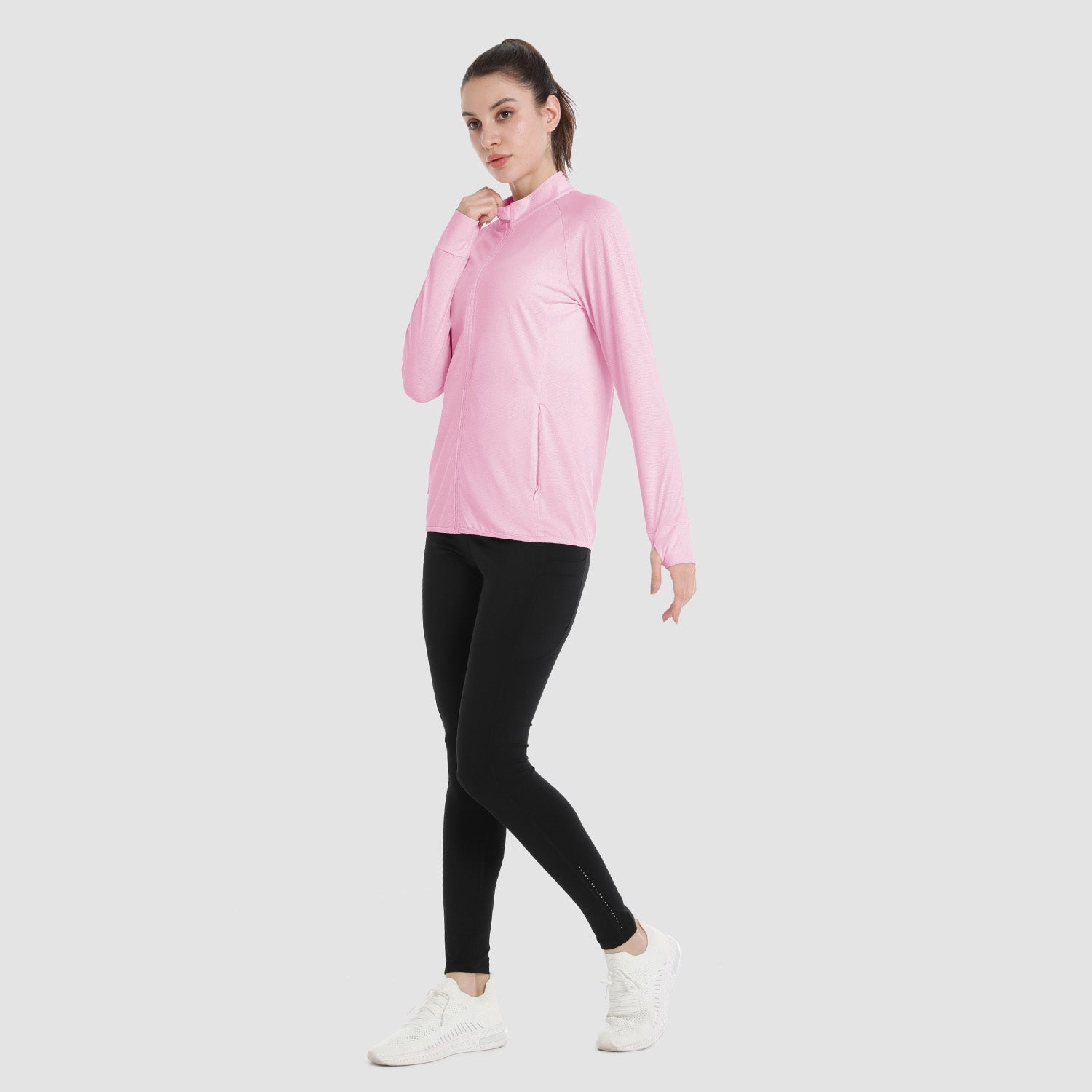 Women's UPF 50+ Sun Protection Tennis Jacket Long Sleeve