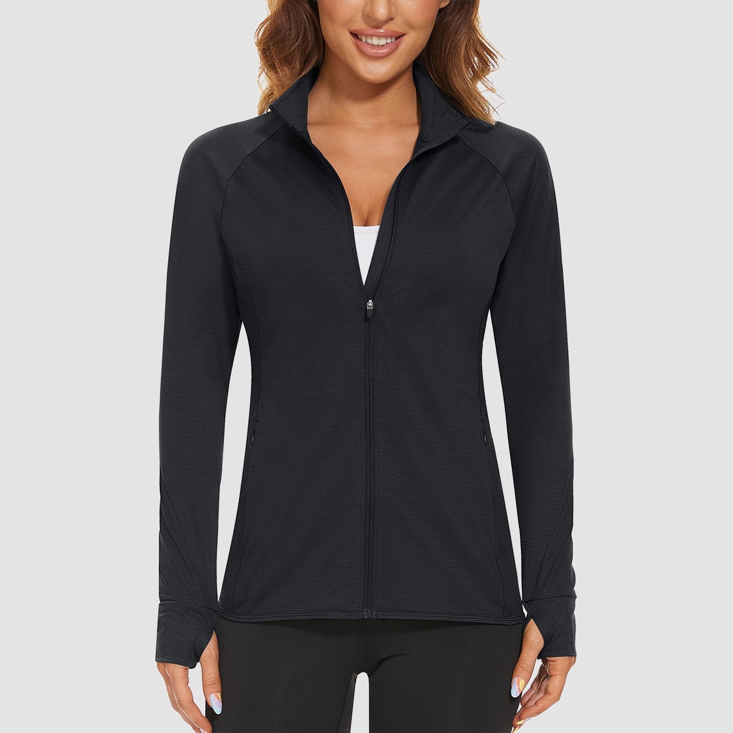 Women's UPF 50+ Sun Protection Tennis Jacket Long Sleeve