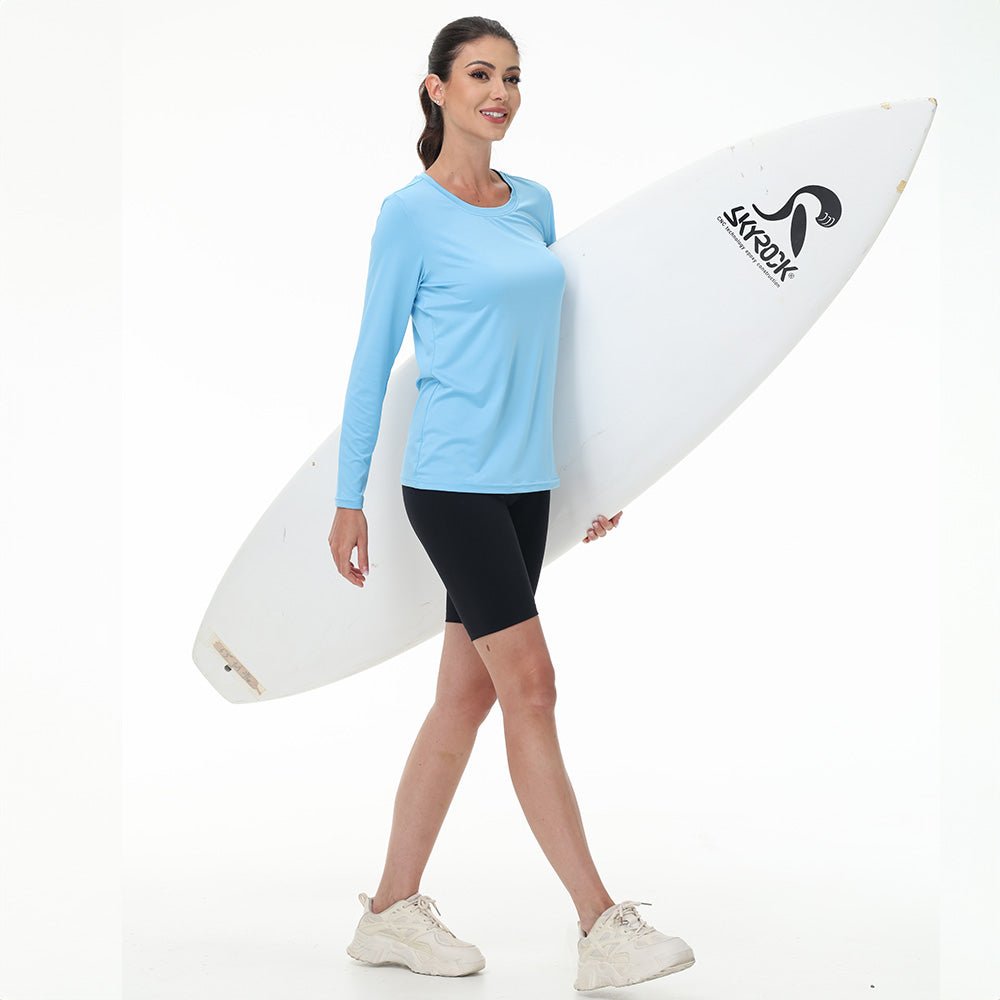 Women's UPF 80+ Long Sleeve Sun Protection Quick-Dry Shirt