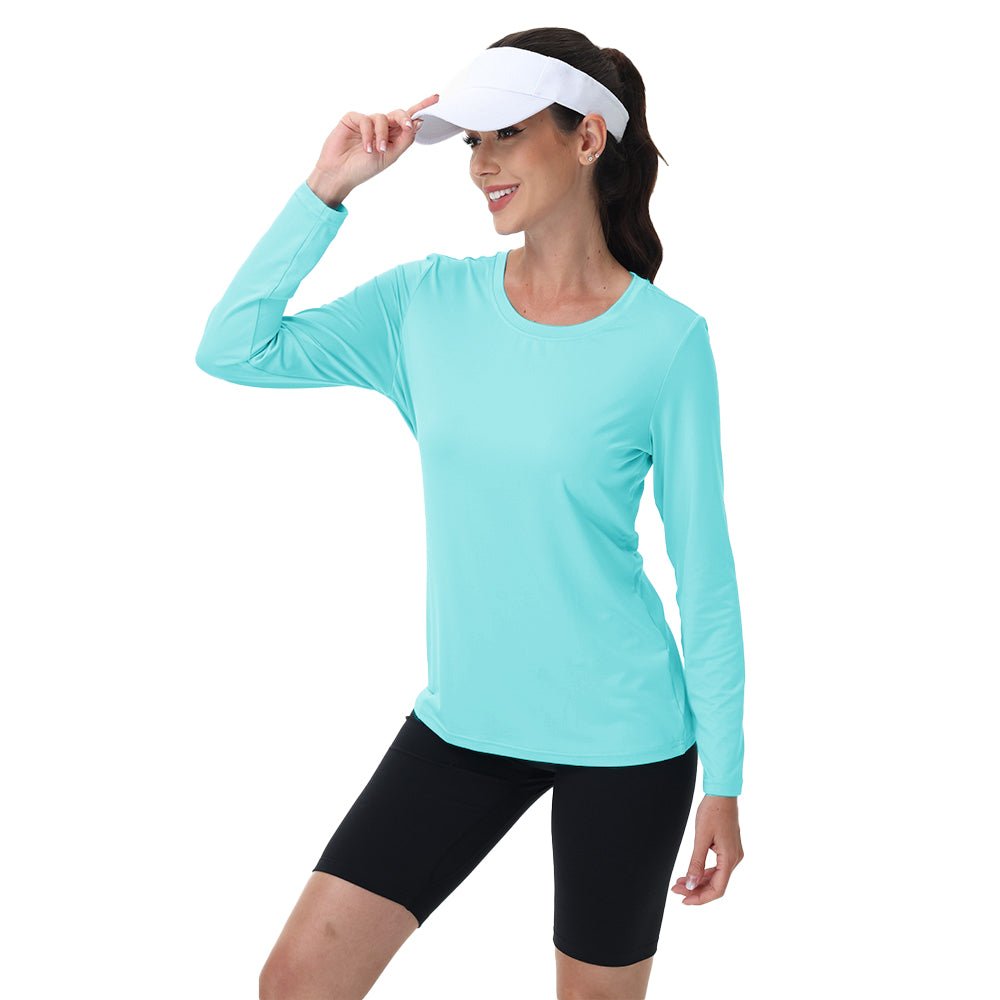 Women's UPF 80+ Long Sleeve Sun Protection Quick-Dry Shirt
