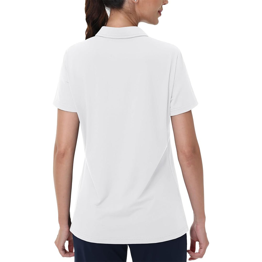 Women's V-Neck Golf Polo Shirt UPF 50+ Quick-Dry